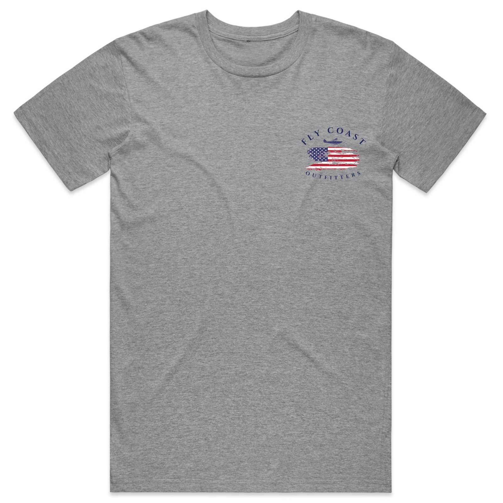Fly Coast Outfitters - American Spirit Tee (Athletic Grey)