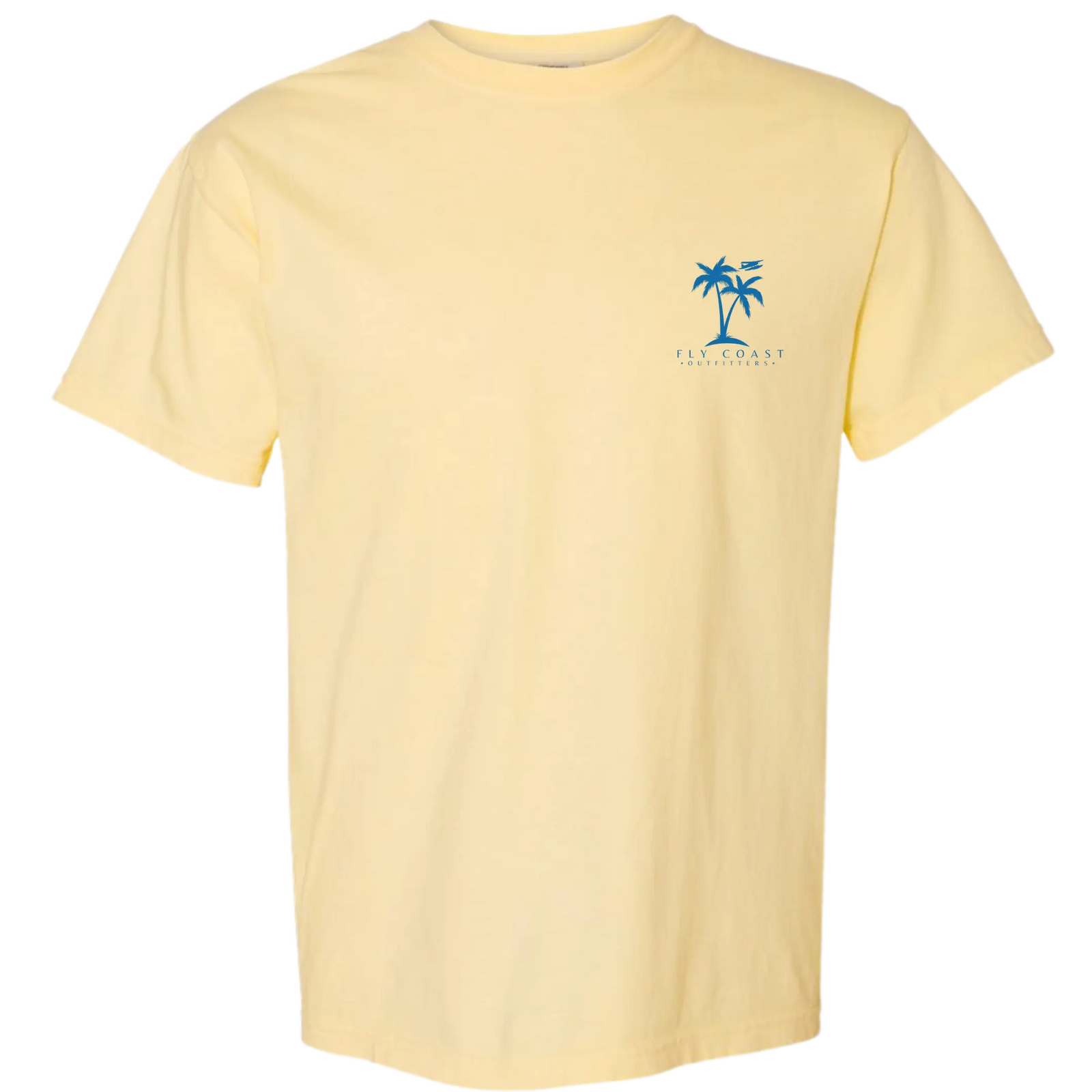 Palm Tree Hammock Tee — Relaxed Beach Graphic T-Shirt Fly Coast Outfitters