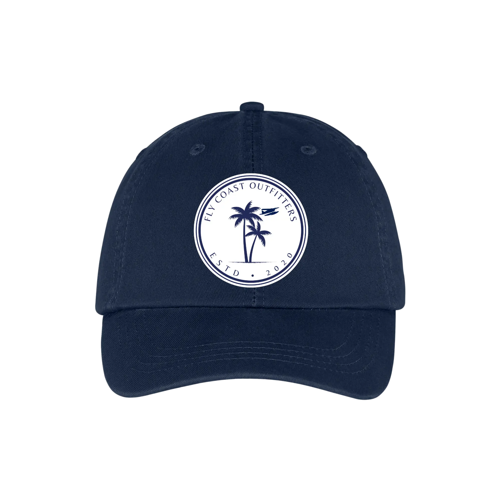 Fly Coast Outfitters | Twill Semi-Structured Navy Cap Fly Coast Outfitters
