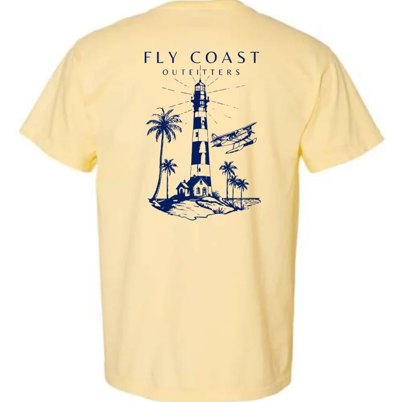 Lighthouse Tee — Classic Coastal Graphic
