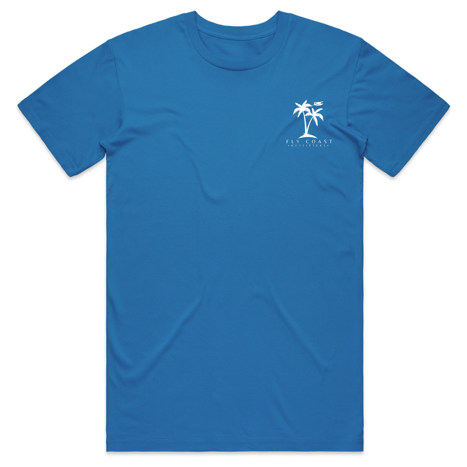Fly Coast Outfitters - Oceanfront Oasis Tee Arctic Blue