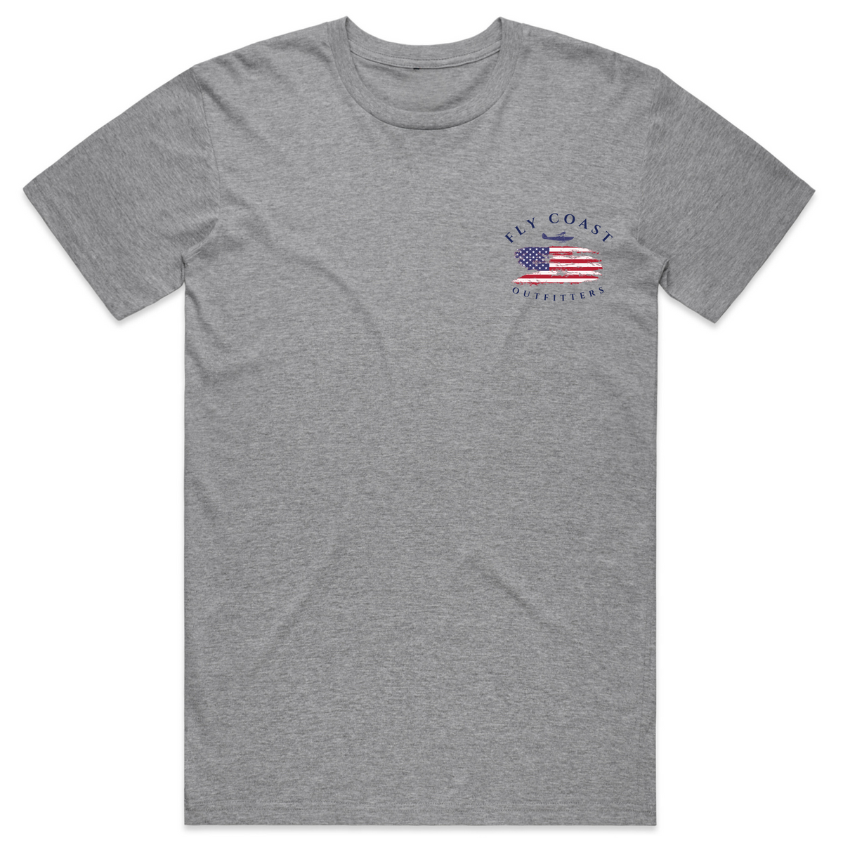 Fly Coast Outfitters - American Spirit Tee (Athletic Grey)