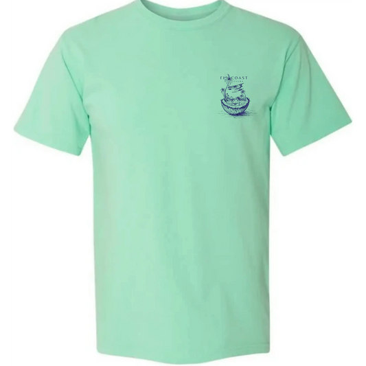 Coconut Tee — Tropical Coastal Cotton Shirt for Beach Lovers Fly Coast Outfitters