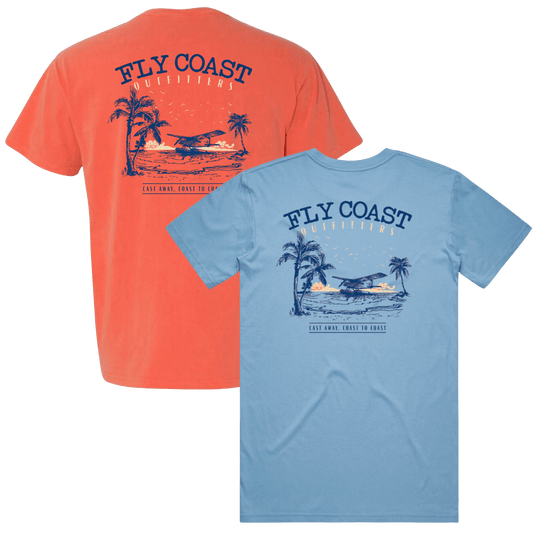 Coast To Coast 2 Tee Bundle — Dual Premium Coastal T-Shirts Fly Coast Outfitters