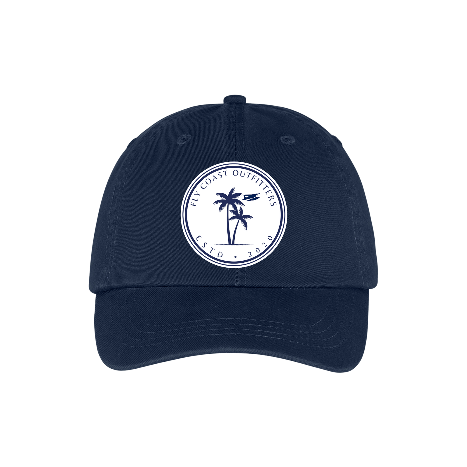 Fly Coast Outfitters | Twill Semi-Structured Navy Cap